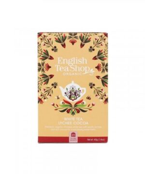 Ets bio 20 fehér tea licsivel és kakaóbabbal  20x2g   40g