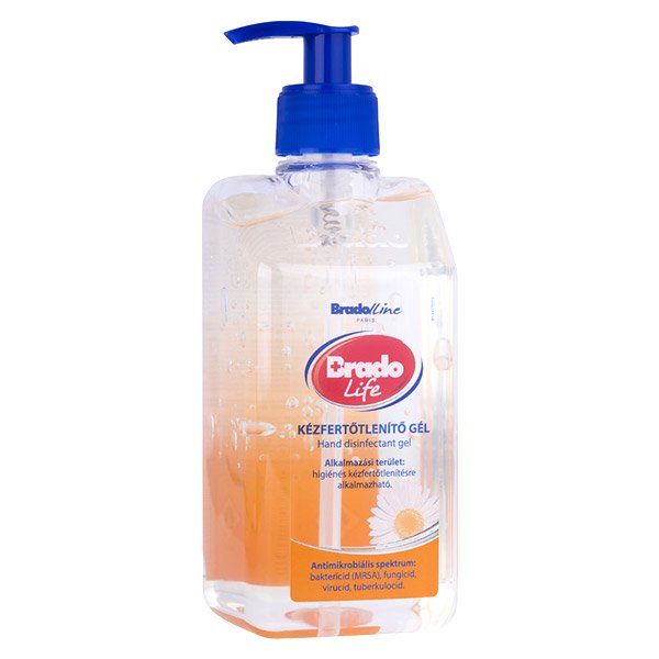 Bradolife kézfertotleníto gél kamilla 500 ml