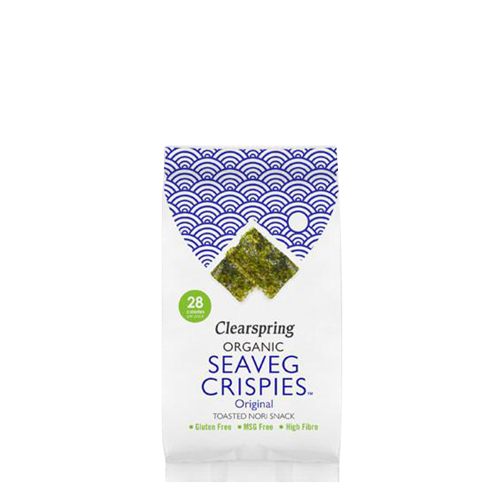 Clearspring bio ropogós tengeri alga snack eredeti 4 g