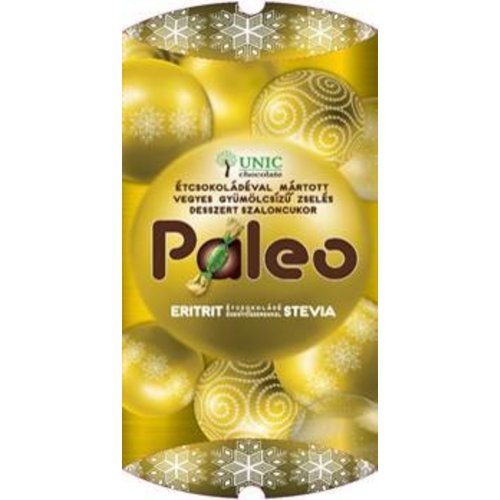 Paleo unic szaloncukor étcsokis zselés édesítőszerekkel 220 g