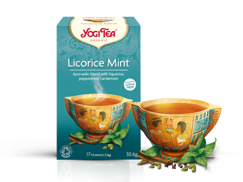 Yogi bio tea édesgyökér menta 31 g