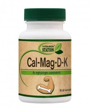 Vitamin Station cal-mag-d-k egészséges csontokért kapszula 90 db
