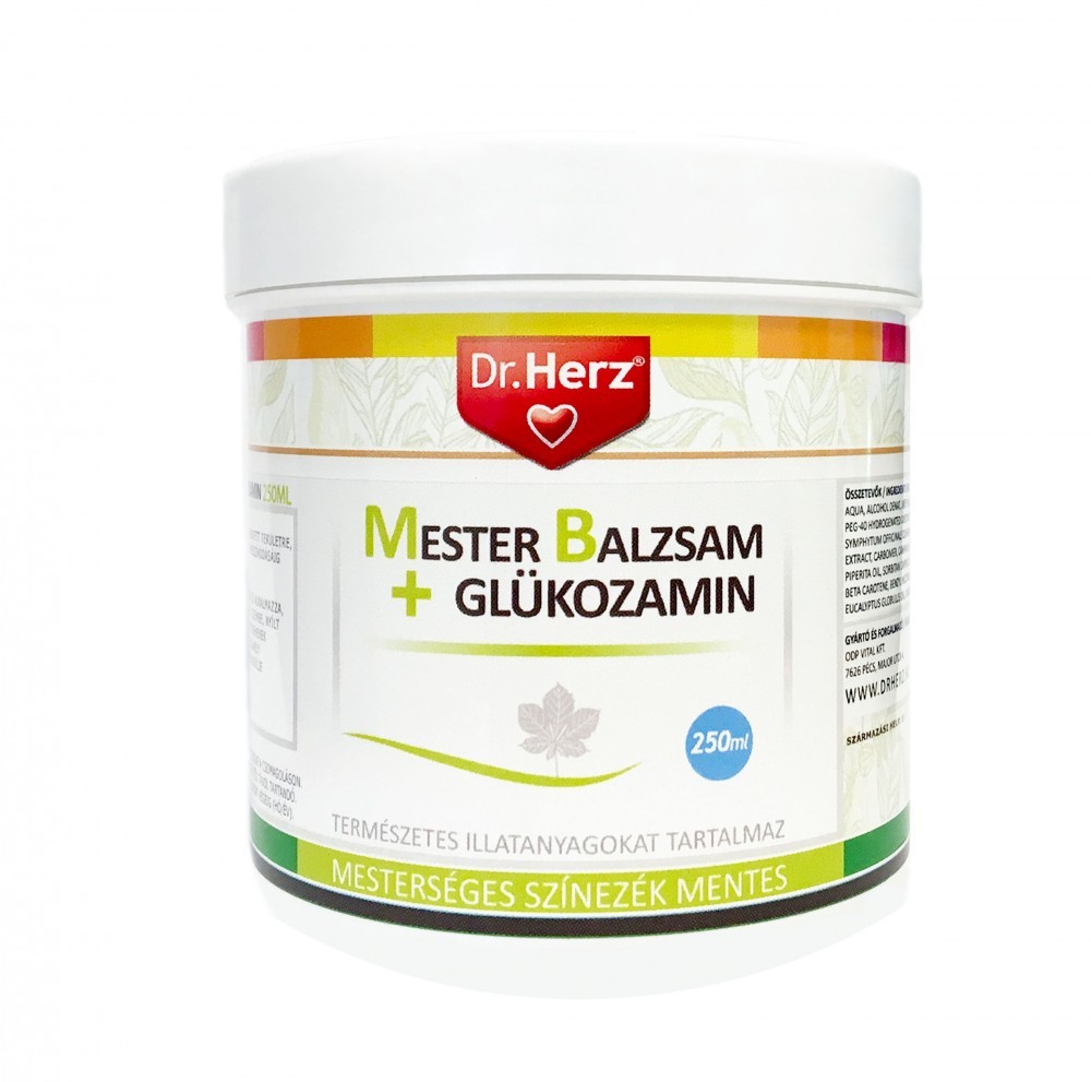 Dr. herz mesterbalzsam+glüközamin 250 ml