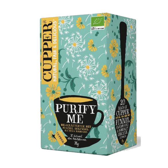 Cupper bio purify me tea tisztító méregtelenítő 20 db 38 g