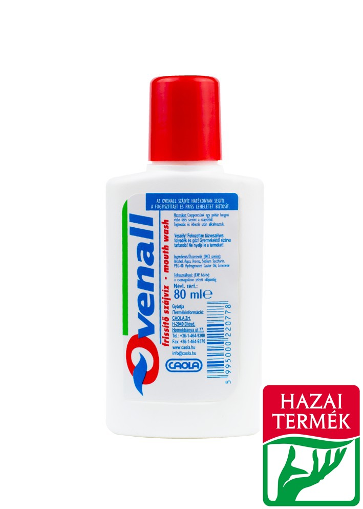 Ovenall frissítő szájvíz 80 ml