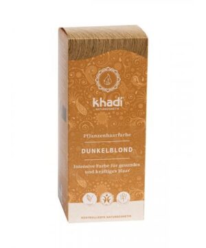 Khadi bio hajfesték por sötétszőke 100 g