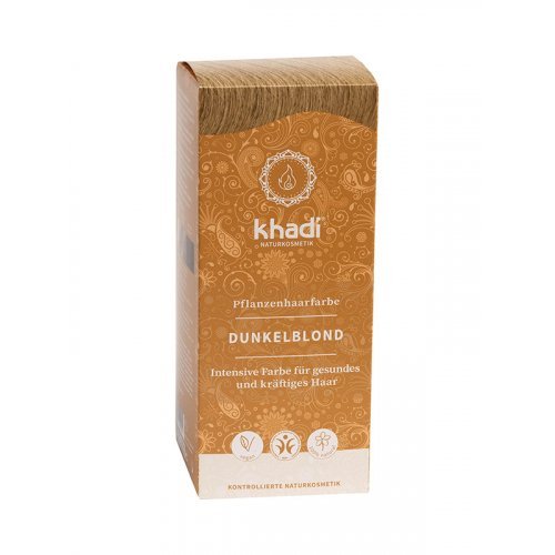 Khadi bio hajfesték por sötétszőke 100 g