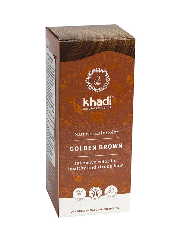 Khadi bio hajfesték por aranybarna 100 g