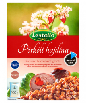 Lestello pörkölt hajdina 4x100g 400 g