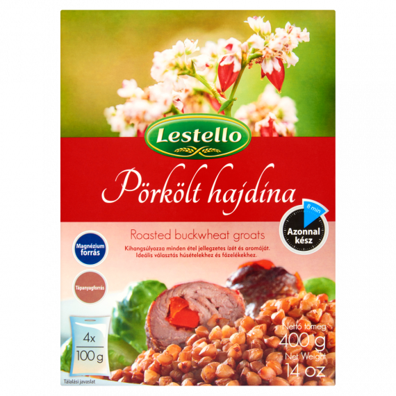Lestello pörkölt hajdina 4x100g 400 g