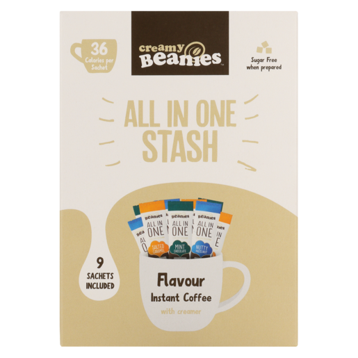 Beanies ízesített 2in1 instant kávé válogatás 66 g