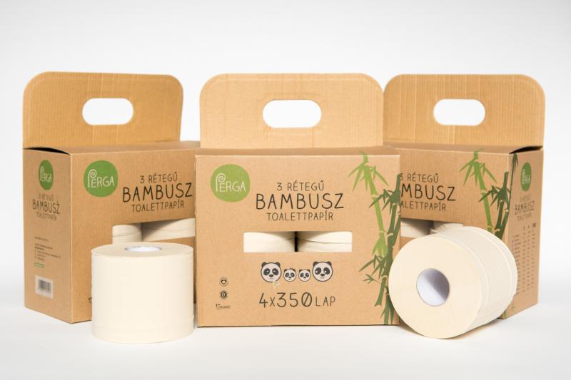 Perga 3 rétegű bambusz toalettpapír 4 db