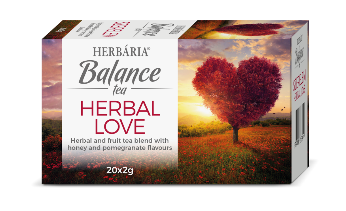 Herbária balance tea herbal love 20x2g 40 g