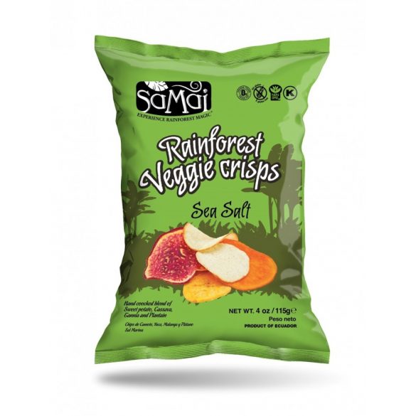 Samai rainforest zöldség chips tengeri sós 115 g
