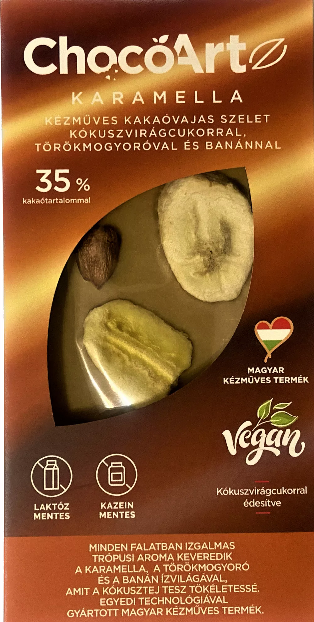 Chocoartz karamella kakaóvajas szelet 80 g