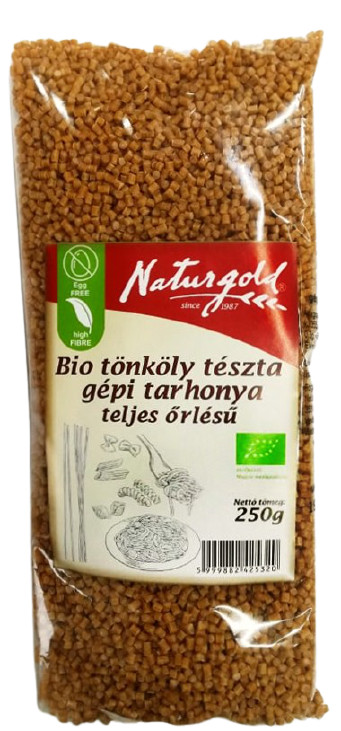 Naturgold bio tönköly tészta teljes őrlésű gépi tarhonya 250 g