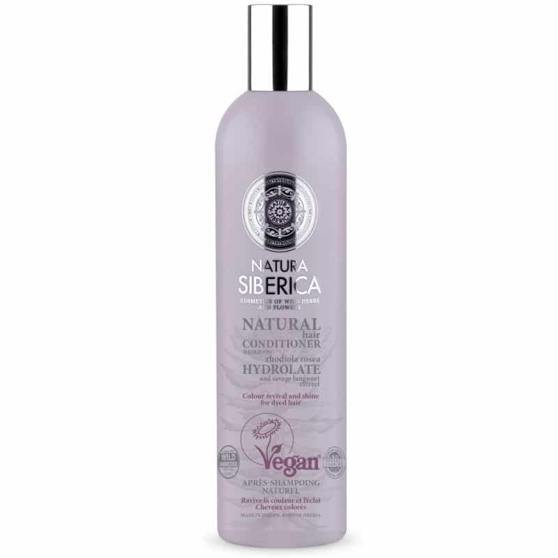 Natura siberica virágvíz színélénkíto hajbalzsam festett haj 400 ml