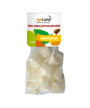 Apiland mézes és mentás párnacukorkák 100 g