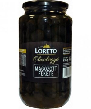 Loreto szeletelt fekete olivabogyó 430 g