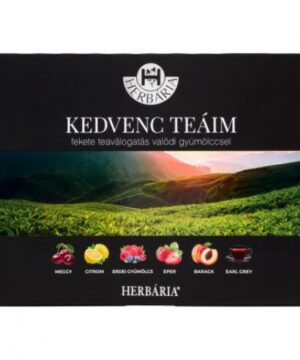 Herbária kedvenc teáim fekete tea válogatás 6x5 db