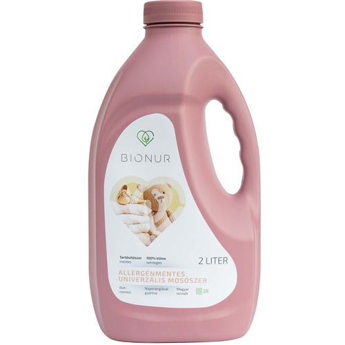 Bionur allergénmentes univerzális mosógél 2000 ml