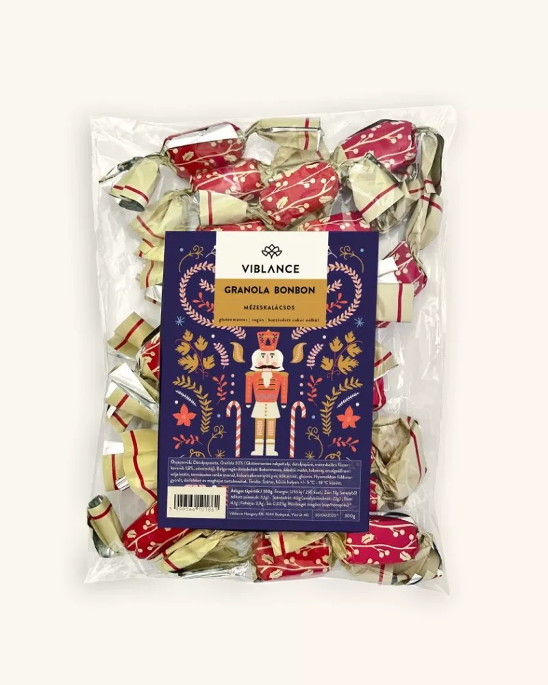 Viblance granola bonbon mézeskalácsos 300 g