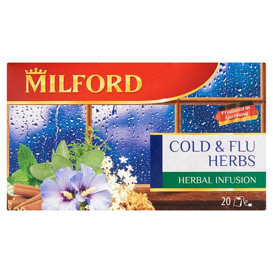 Milford cold and flu gyógynövény tea 40 g