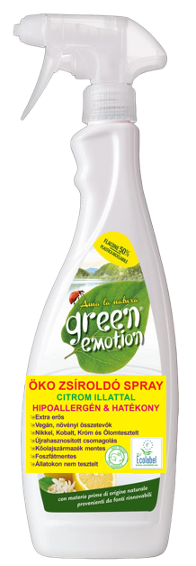 Green Emotion öko zsíroldó spray 750 ml
