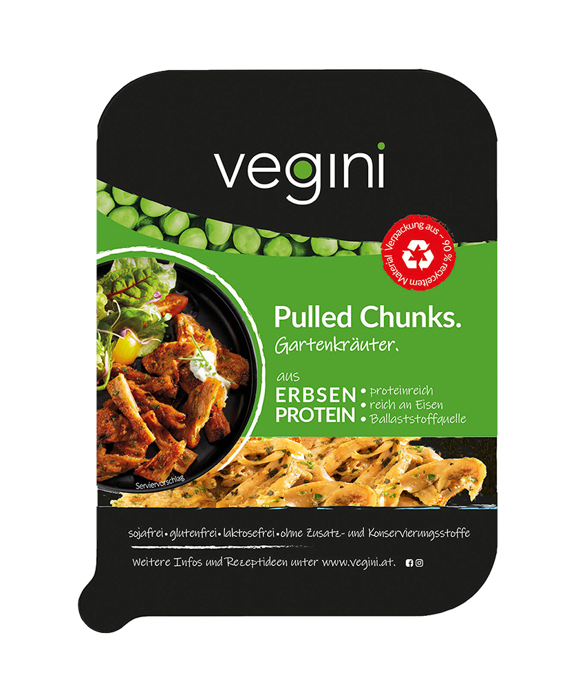 Vegini pulled chunks kerti fűszerekkel 140 g