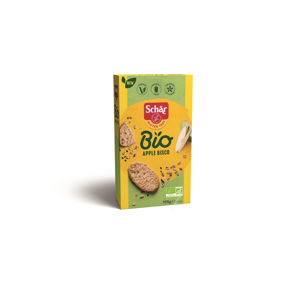 Schär bio almás keksz 105 g