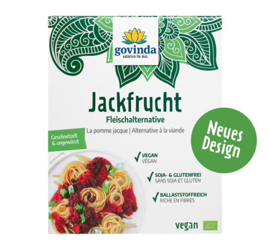 Govinda bio jackfruit aprított gyümölcshúspép 200 g
