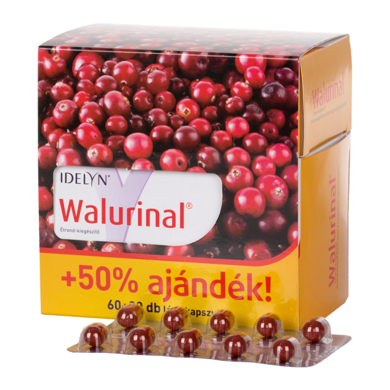 Idelyn walurinal aranyvesszővel kapszula 60+30 db