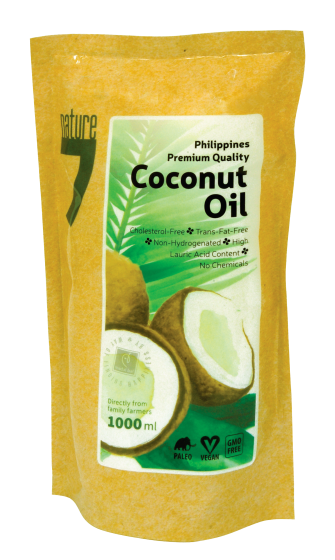 Nature7 philippines premium kókuszolaj tasakos 1000 ml