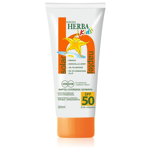 Herbária herbakids solar spf 50 gyermek naptej spray 200 ml