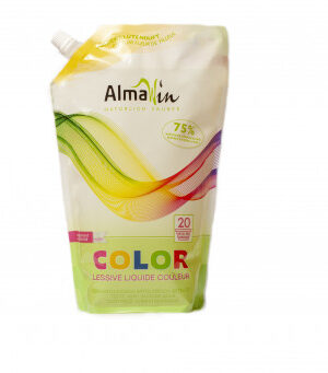 Almawin color folyékony mosószer koncentrátum színes ruhákhoz hársfavirág kivonattal 1500 ml