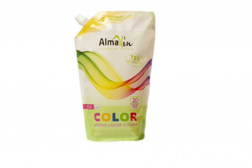 Almawin color folyékony mosószer koncentrátum színes ruhákhoz hársfavirág kivonattal 1500 ml