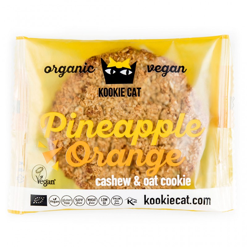 Kookie cat bio vegán gluténmentes kesudiós zabkeksz