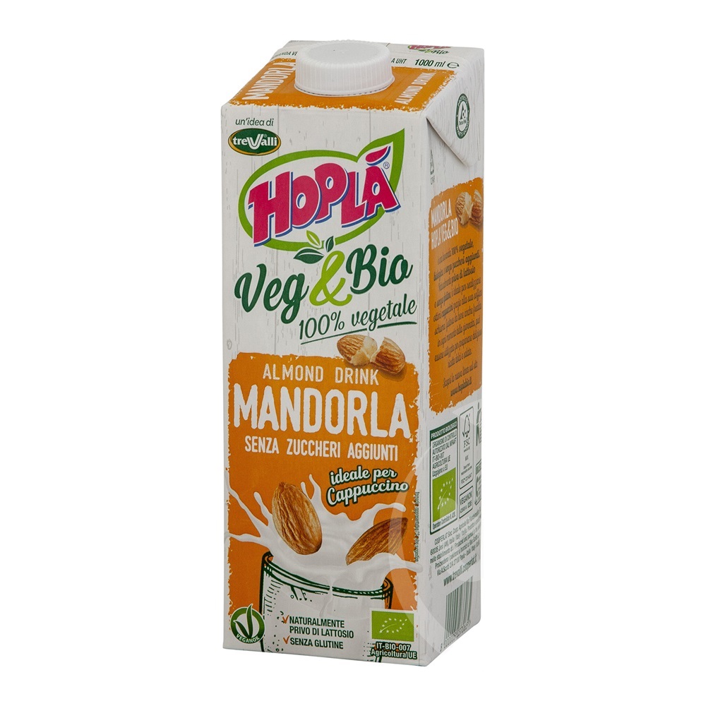 Hoplá vegán&bio mandulaital 1000 ml