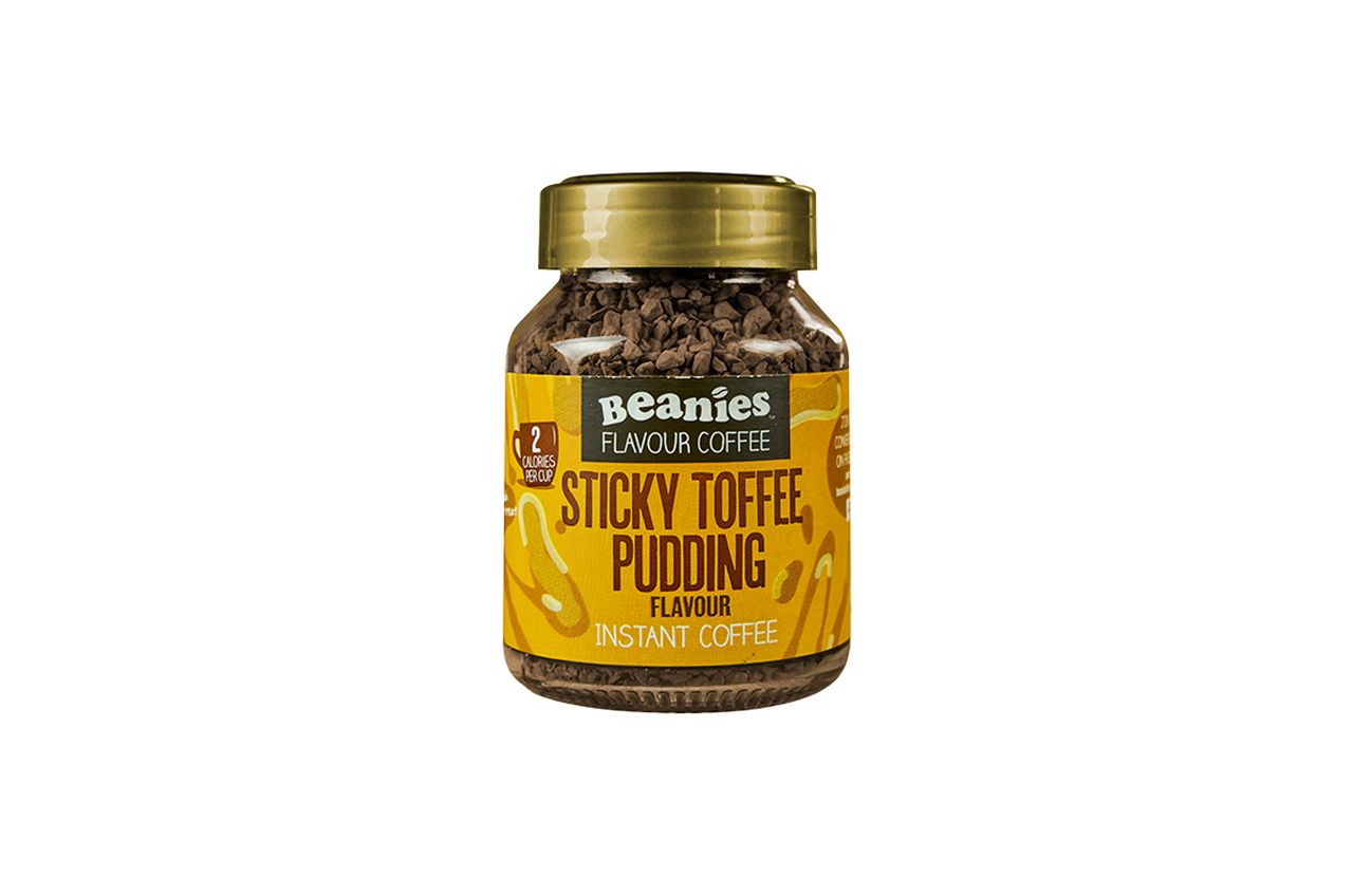 Beanies karamellás angol puding ízű instant kávé 50 g