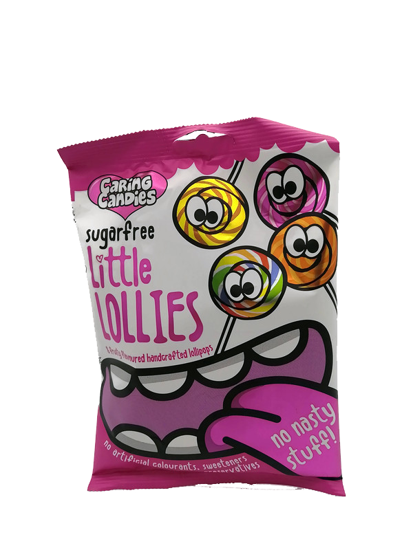 Caring candies nyolc csiga cukormentes nyalóka 8 db