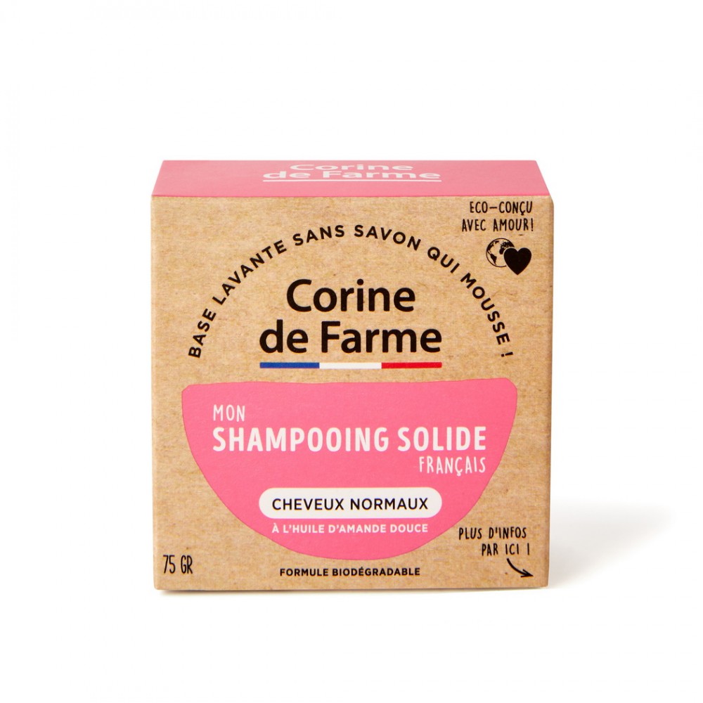 Corine de farme szilárd sampon normál hajra 75 g
