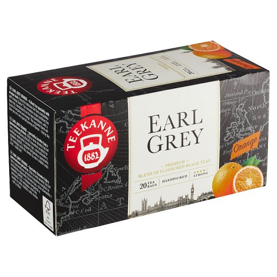 Teekanne earl grey narancs ízű fekete tea 33 g