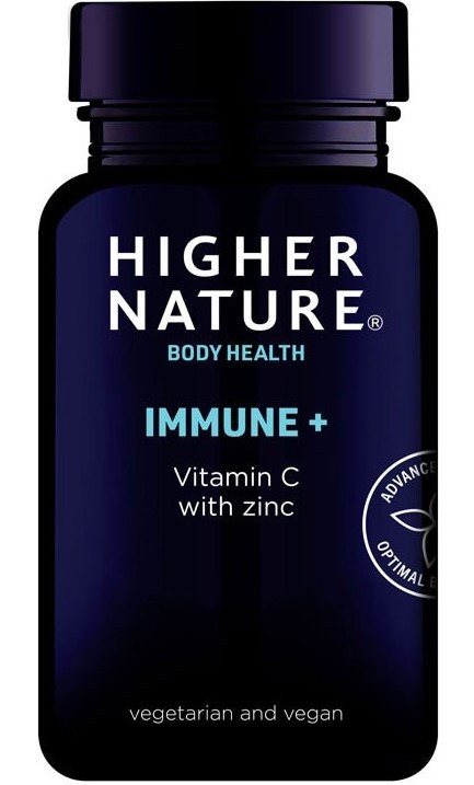 Higher nature immune + C-vitamin cinkkel tabletta 90 db