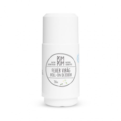 Pom Pom fehér virág roll-on dezodor 50 ml