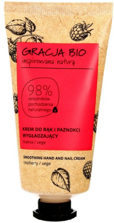 Gracja bio kéz- és körömápoló krém málna kivonattal 50 ml