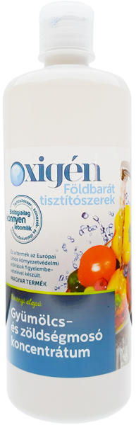 Oxigén gyümölcs és zöldségmosó koncentrátum 750 ml