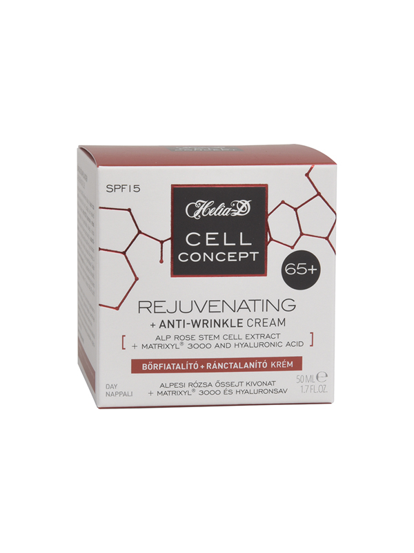 Helia-D cell concept 65+ bőrfiatalító+ránctalanító krém nappali 50 ml
