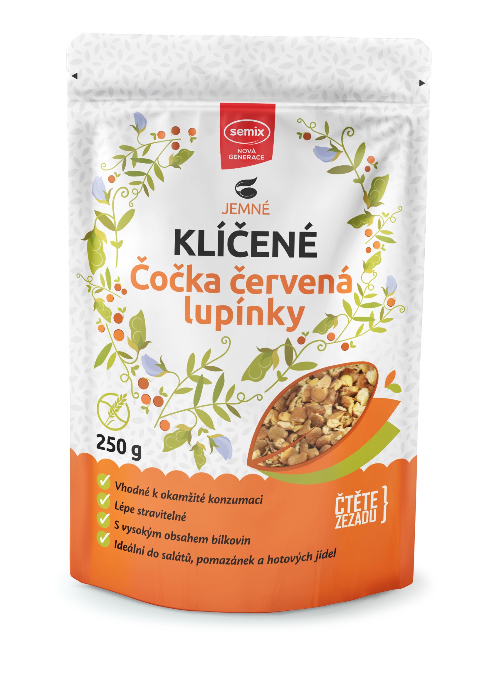 Semix csíráztatott vöröslencse pelyhek 250 g