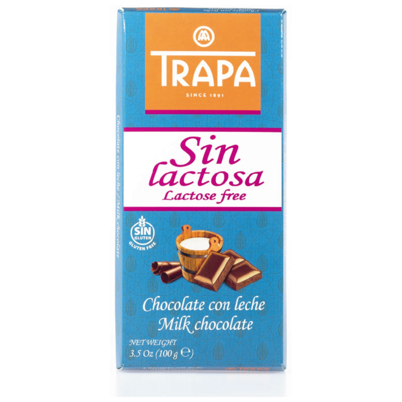 Trapa Lactose Free laktózmentes táblás tejcsokoládé 90 g