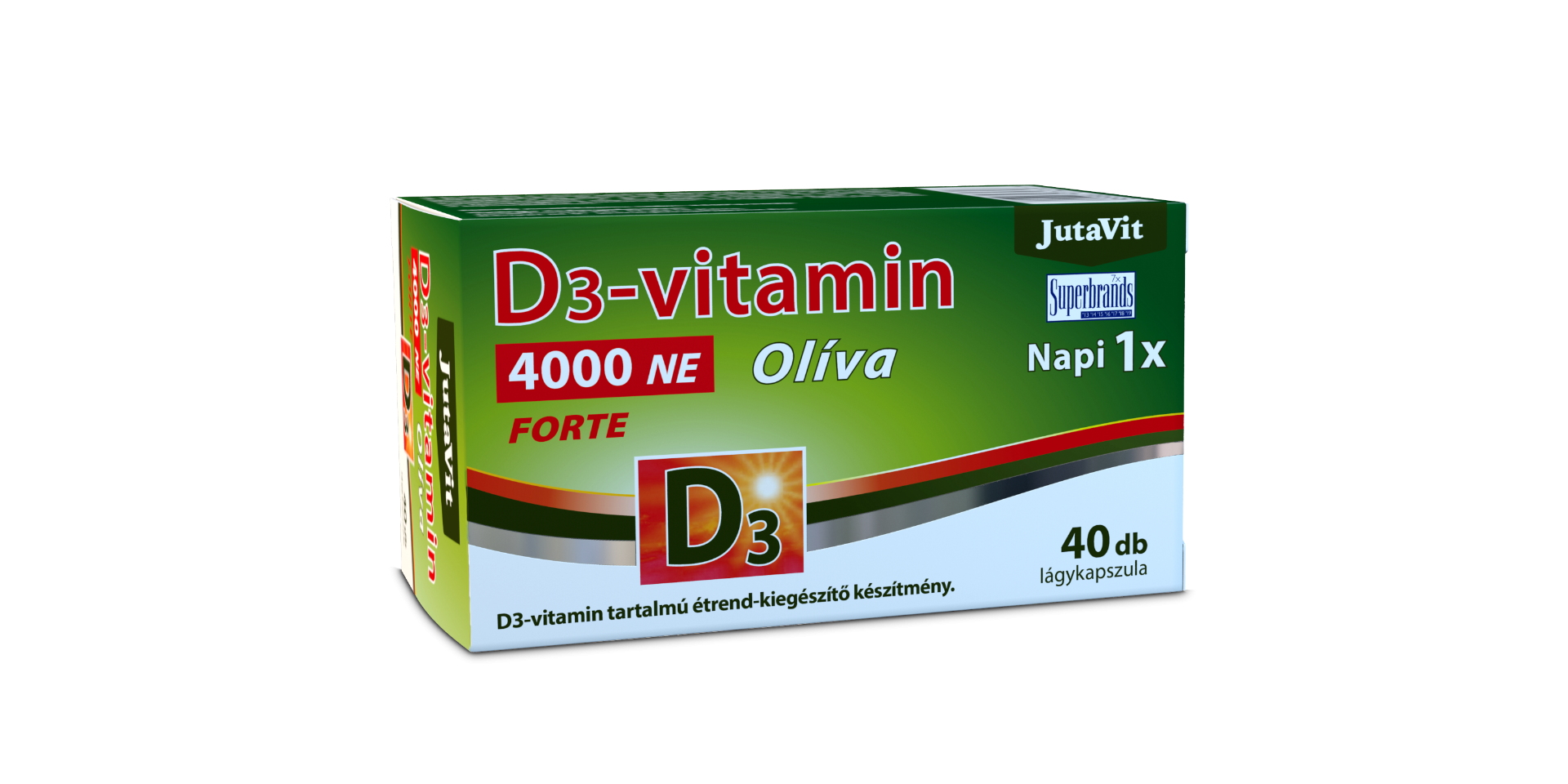 Jutavit d3-vitamin 4000 NE olíva 40 db